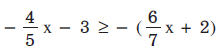 คำตอบของอสมการต่อไปนี้ตรงกับข้อใด
