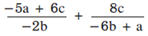 กำหนดให้ a = -2, b = 3, c = -5 จำนวนตรงข้ามของผลลัพธ์ต่อไปนี้ มีค่าตรงกับข้อใด