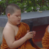 สามเณรตั้งใจให้พร