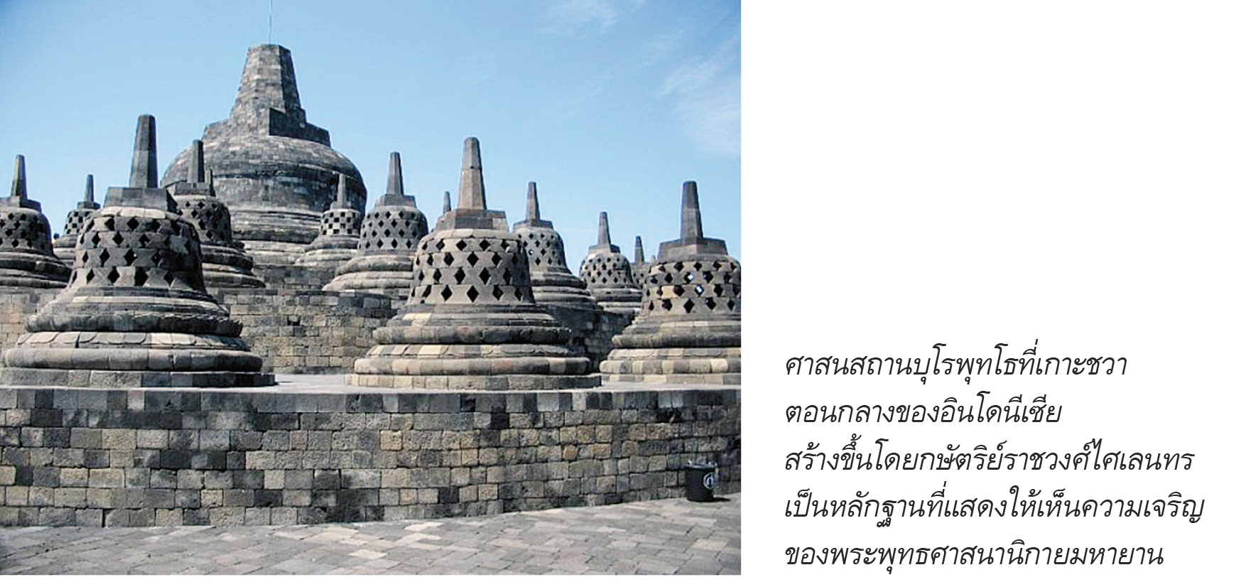 ศาสนาสถานบุโรพุทโธที่เกาะชวา