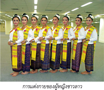 การแต่งกายของผู้หญิงชาวลาว