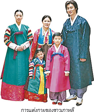 การแต่งกายของชาวเกาหลี