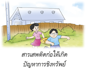 สารเสพติดก่อให้เกิดปัญหาการชิงทรัพย์