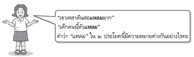 ความหมายของคำ