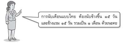 การนับเดือนแบบไทย