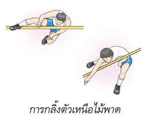 การกลิ้งตัวเหนือไม้พาด